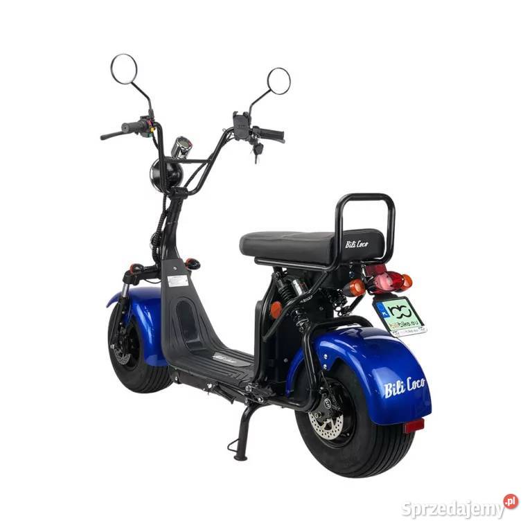 Skuter elektryczny BILI COCO G4 niebieski RATY 1cm3 Tarnów