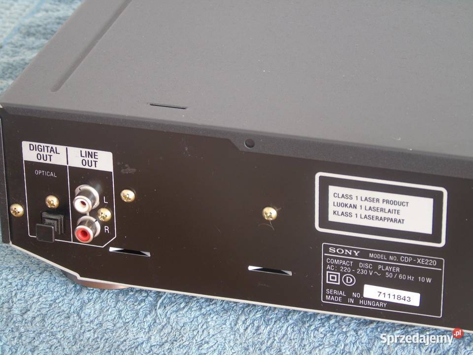 Świetne CD Sony CDPXE220 sprawny i ładny WYSYŁKA Odtwarzacze CD i MD