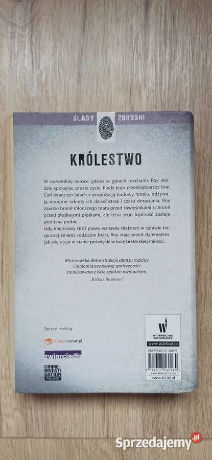 Policja Pragnienie Królestwo Jo Nesbo 3 książki Kraków