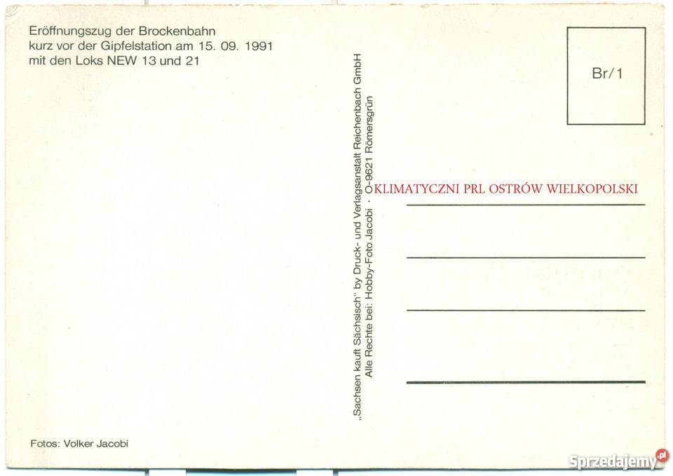 Stara pocztówka lokomotywa parowóz 11 Ostrów Wielkopolski