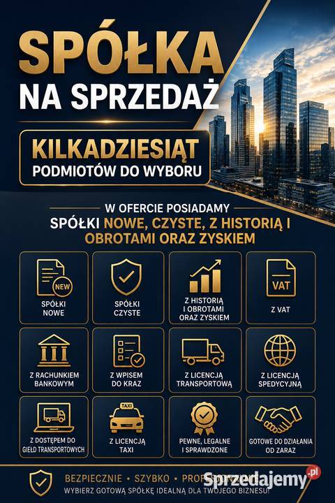 Na sprzedaż spółki z historią i obrotami Poznań