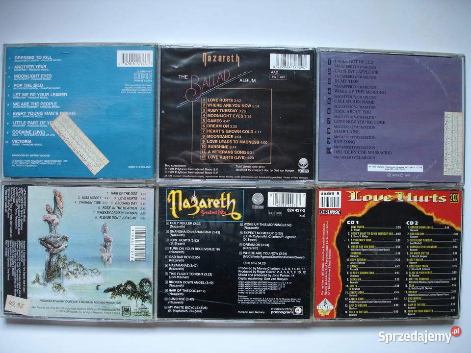 NAZARETH płyty CD sprzedam