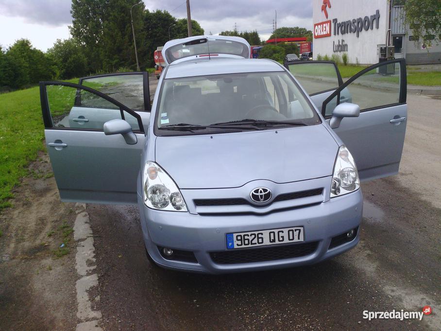 TOYOTA COROLLA VERSO SIEDMIOOSOBOWA Samochody osobowe lubelskie Lublin