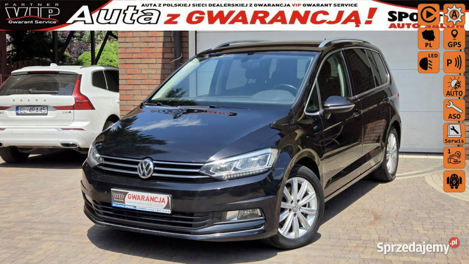 Volkswagen Touran 18 TSI 180 DSG Highline serwisowany w ASO Aleksandrów Łódzki