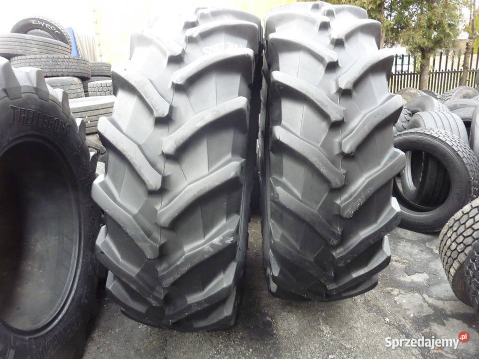 2x Opona używana rolnicza 58070R42 TRELLEBORG 70 podlaskie Zaścianki sprzedam