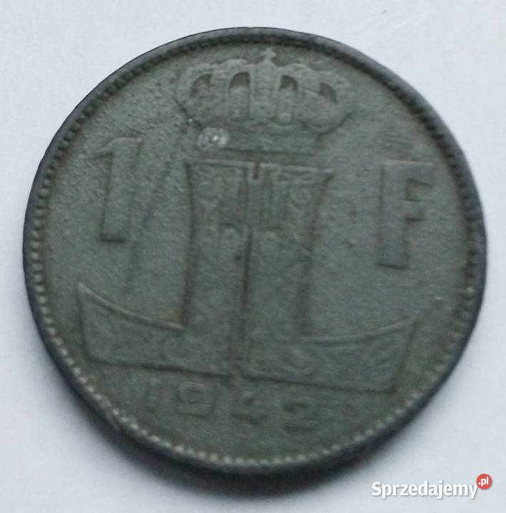 BELGIA1 FRANK1942 r