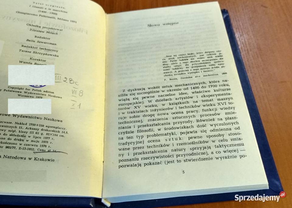 Filozofowie i maszyny 14001700 Paolo Rossi tł Gdańsk