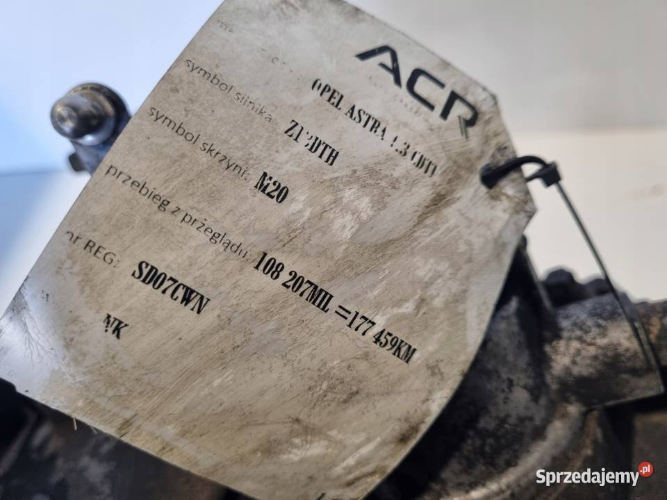 SKRZYNIA BIEGÓW Opel Astra III H 13 CDTI osobowe Chełm sprzedam