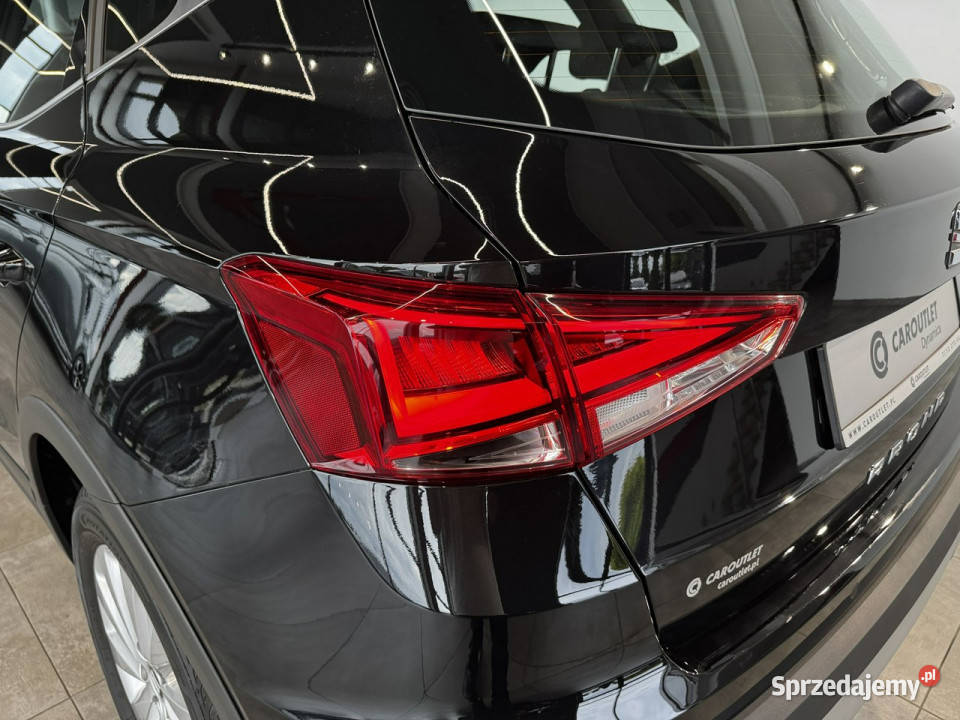 Seat Arona Xcellence 10TSI 110 DSG 2021 r salon światła przeciwmgielne Myślenice
