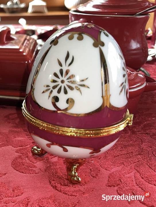 Puzderko Syg P M Import Bukiet kwiatów Zielone Porcelana i szkło Sokółka