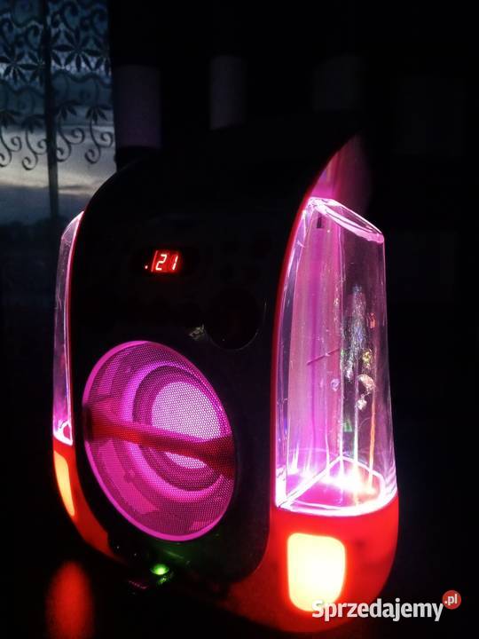 Wieża karaoke 2 mikrofony Biała Rawska