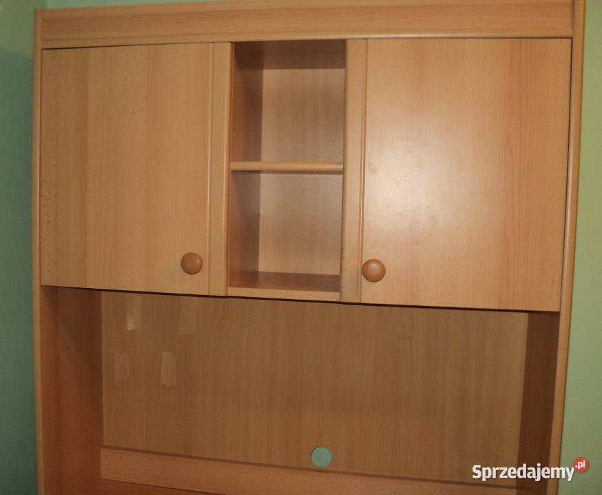Sprzedam biurko z nadstawką 100cm Biurka Meble warmińsko-mazurskie