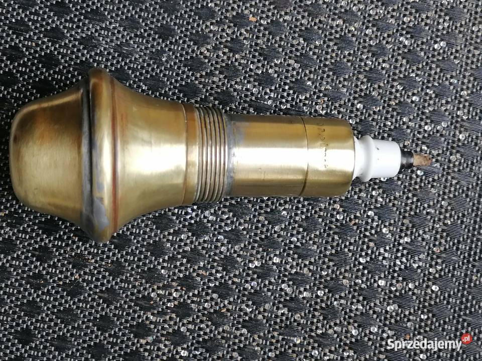 Stara lampa kolejowa na naftę Vintage