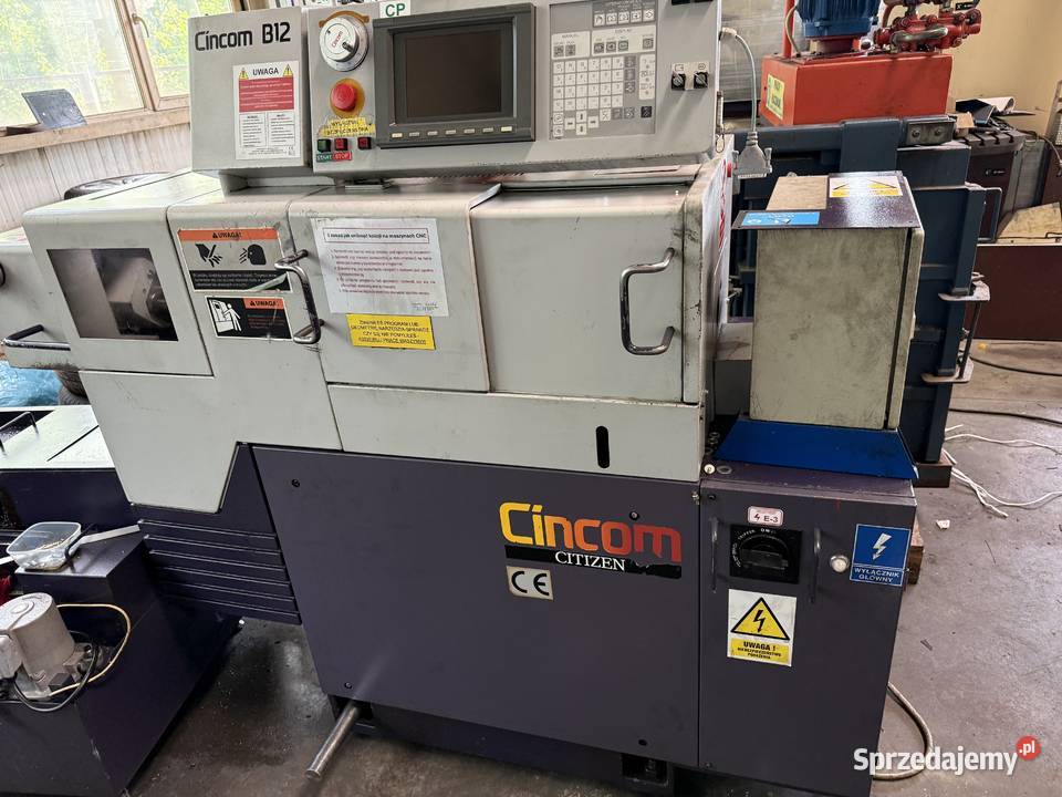 Automat tokarski CNC Citizen Cincom B12 Tarnowskie Góry sprzedam