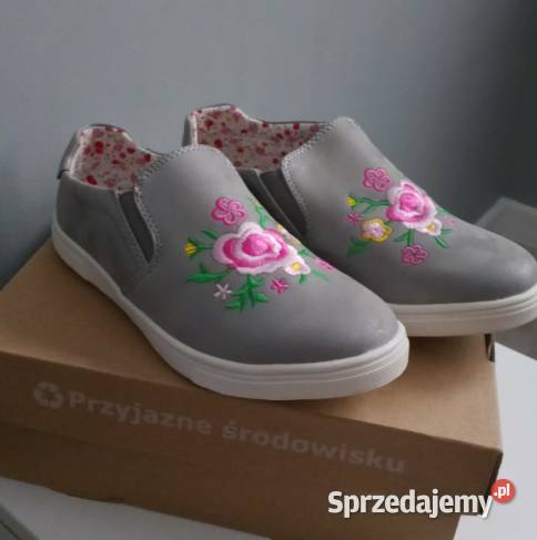 Baleriny szare rozmiar 33 30 Opole Lubelskie sprzedam