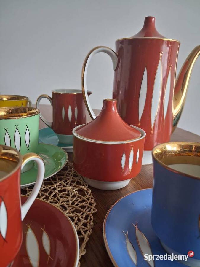 serwis kawowy GOPLANA fabryka Ćmielów proj W Warszawa sprzedam