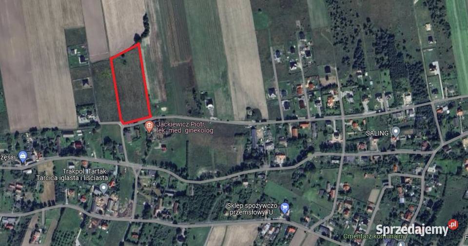 Działki budowlane Grabik wojLubuskie uzbrojone