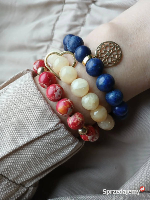 Bransoletki damskie JaspisLapis lazuliNefryt świętokrzyskie Kielce