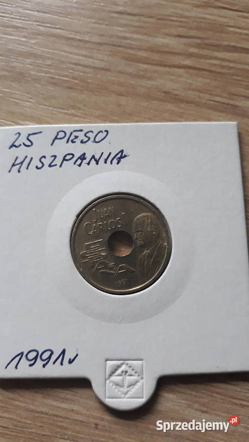 25 Peset Hiszpania 1991 r wielkopolskie Konin