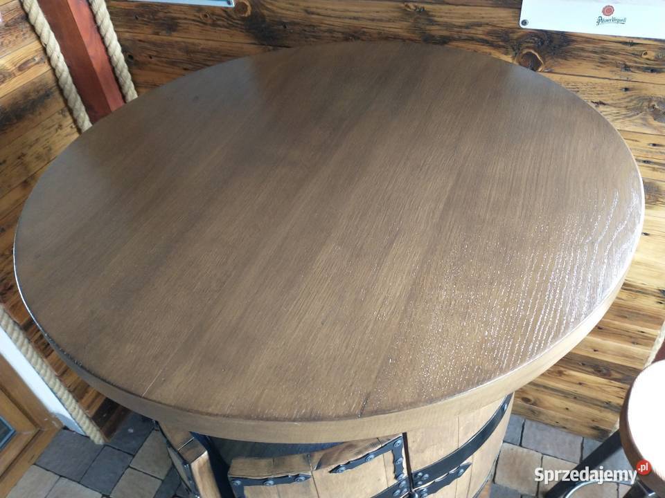 Podświetlany barek z beczki dębowej whisky Żywiec