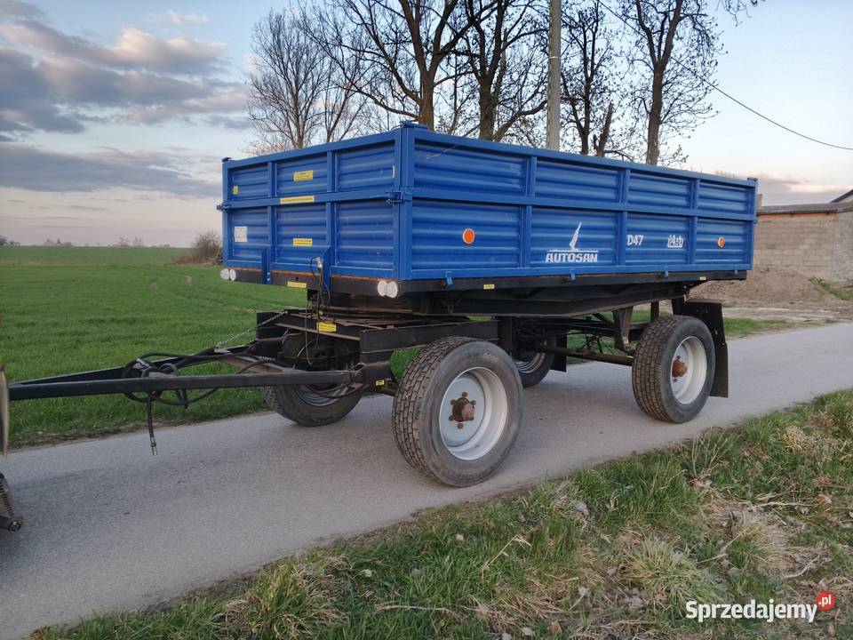 Przyczepa rolnicza D47 wywrot Maszyny rolnicze Skarżyn sprzedam