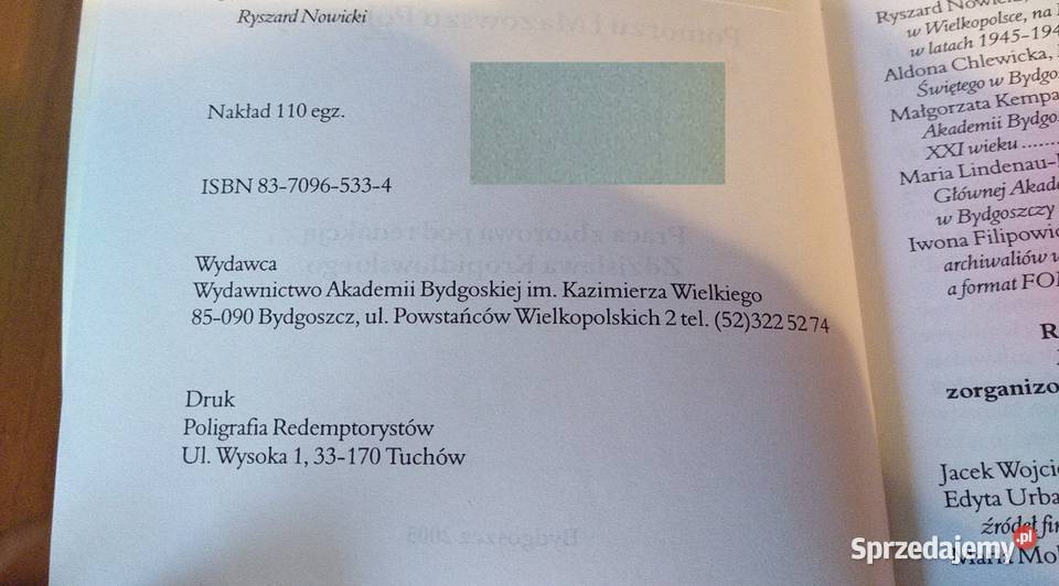 Z dziejów archiwów książek i bibliotek na Gdańsk sprzedam