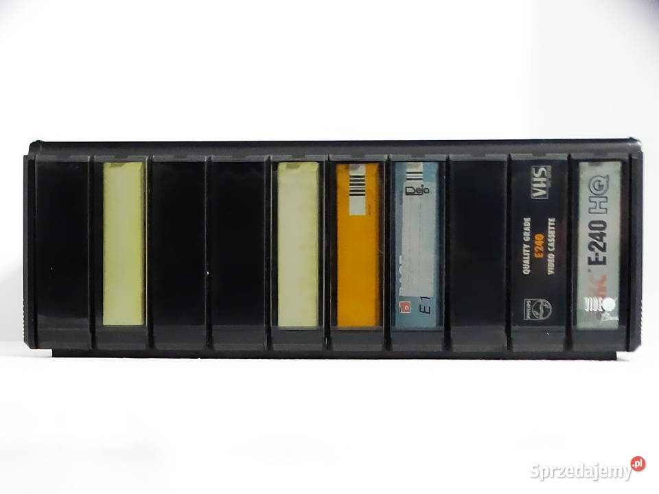 Organizer uchwyt stojak na kasety wideo VHS 10 Biłgoraj