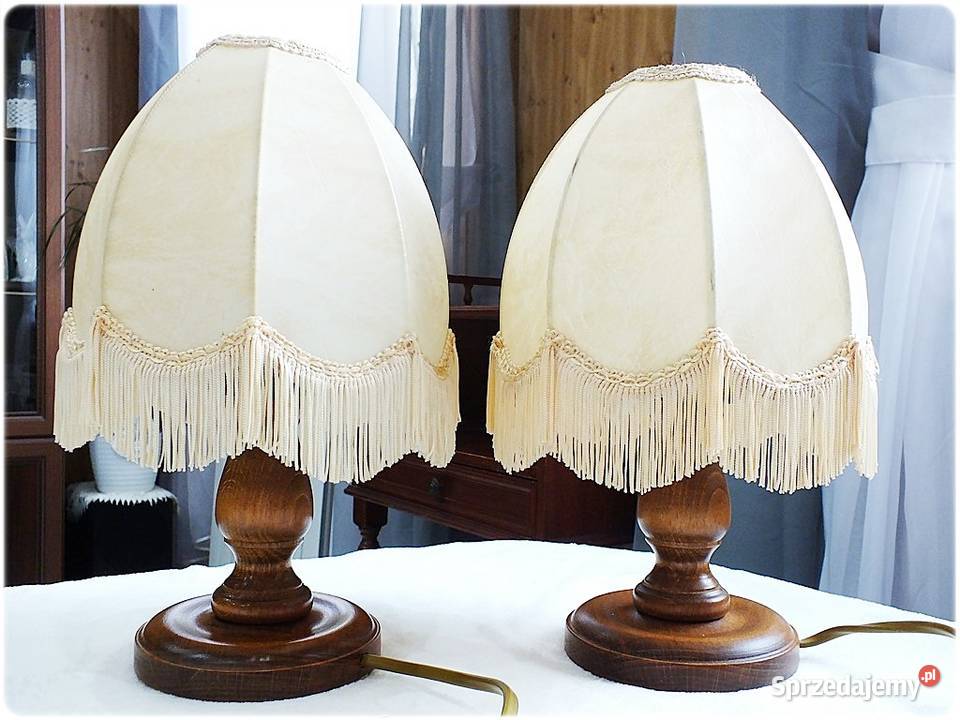 Stare Lampki Nocne Retro z prawdziwej cienkiej lubuskie Żary