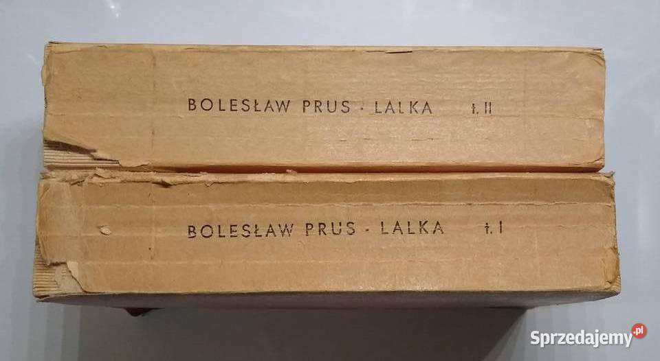 Lalka Bolesław Prus tom I tom II sprzedam