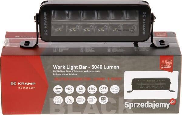 Lampa robocza długa LED 60W 5040lm prostokątna Kamionna