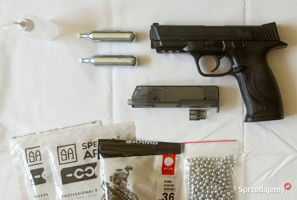 Pistolet Umarex ASG SmithWesson MP 40 6 mm Trzebinia