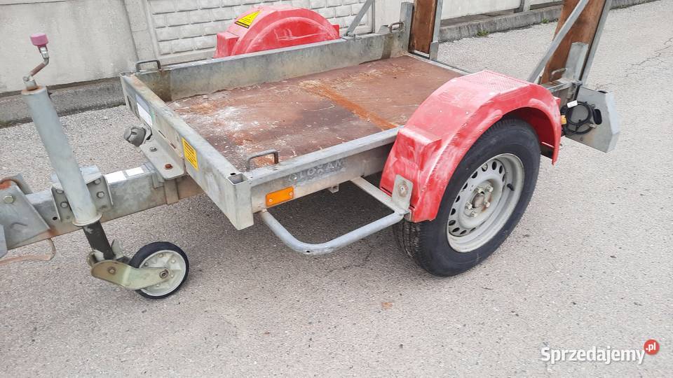 Przyczepa Laweta pod mini koparkę Ładowność 1000