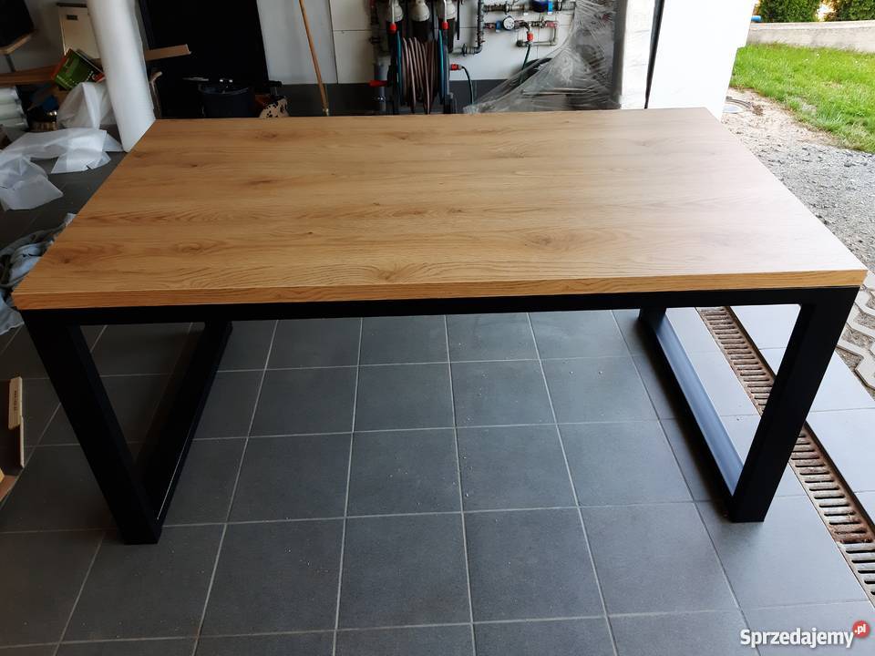 Stol industrialny dab słoneczny nowość Grzybno