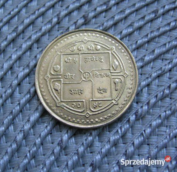 Nepal 2 Rupie 2001r Ładna Kalisz