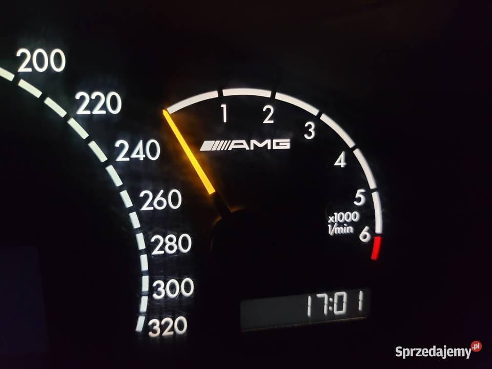 Licznik AMG S55 mercedes w220 360 Europa Liczniki i zegary Osielsko