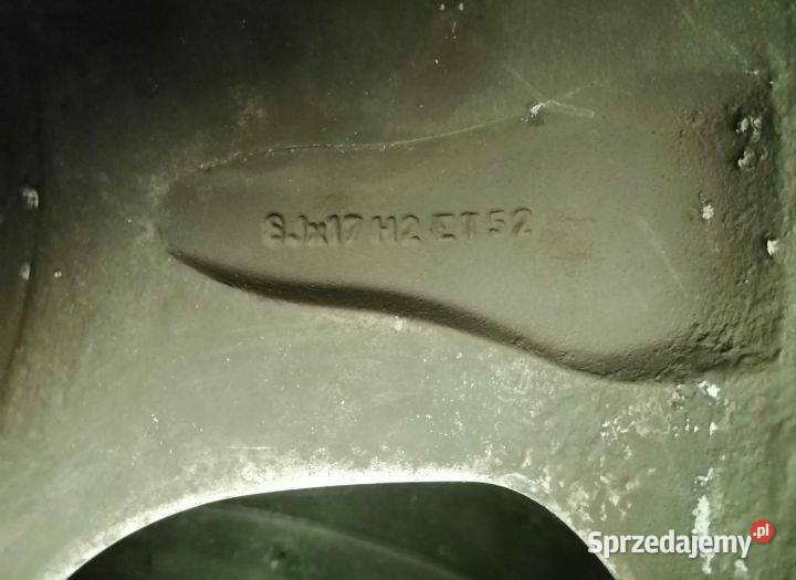 Alufelgi Mercedes 17 5x112 et52 opony 22555 r17 Wągrowiec