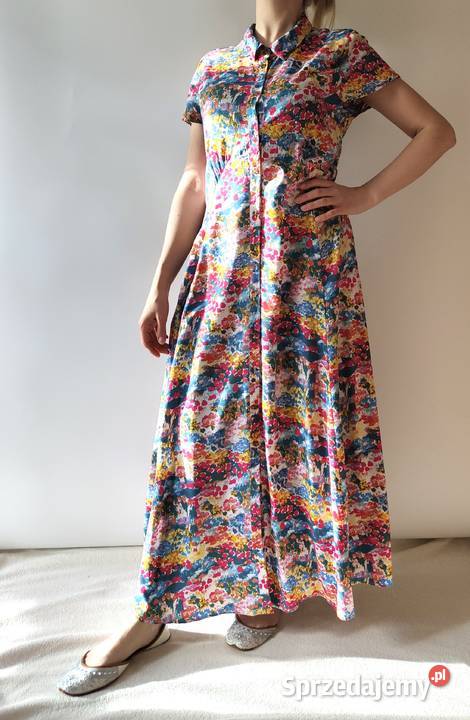 Długa kolorowa sukienka Soaked in Luxury L 40 zachodniopomorskie Szczecin