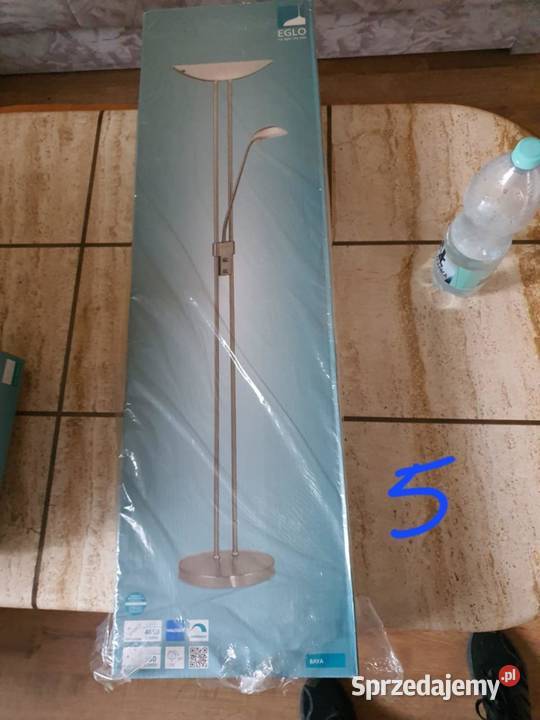 BAYA Lampa podłogowa nikiel mat