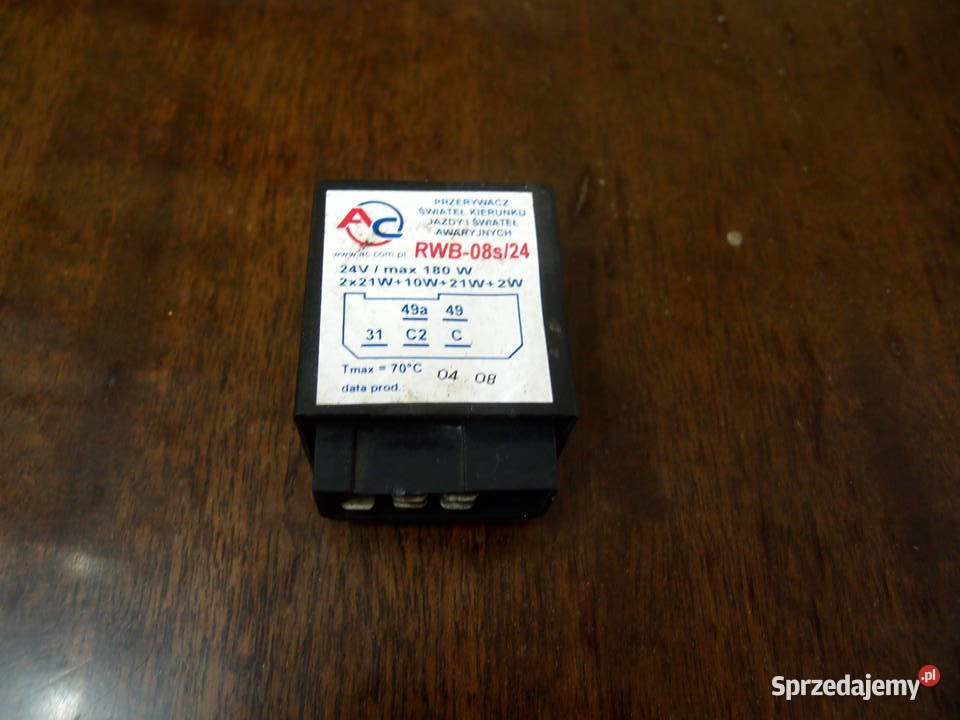 przerywacz świateł RWB08s24 regulator napięcia Łódź