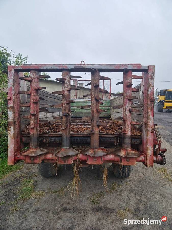 Rozrzutnik obornika 7 ton warmińsko-mazurskie sprzedam