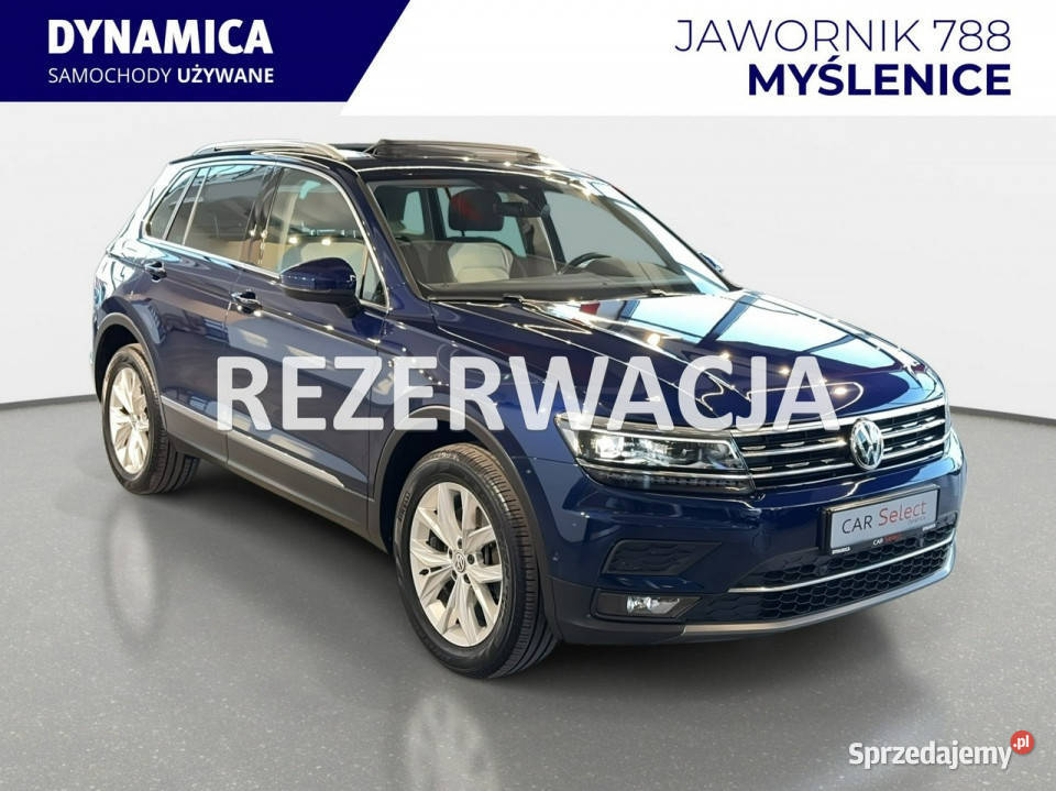 Volkswagen Tiguan VAT 23 Highline 20TSI 190 DSG bluetooth Myślenice