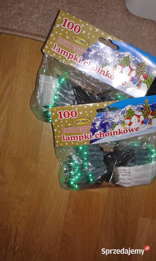 Lampki choinkowe Bulinex 100 zielone Warszawa