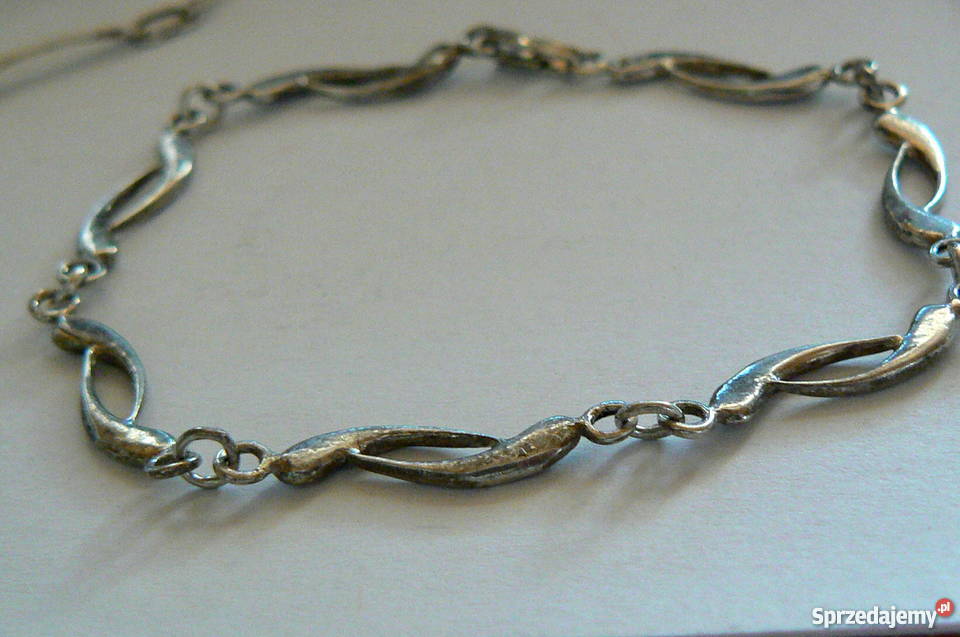 Srebrne kolekcjonerskie bransoletki4 sztuki Szczecin