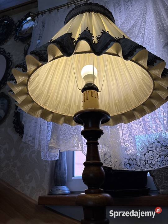 ekskluzywna gabinetowa lampa drewniana 110 Długopole-Zdrój