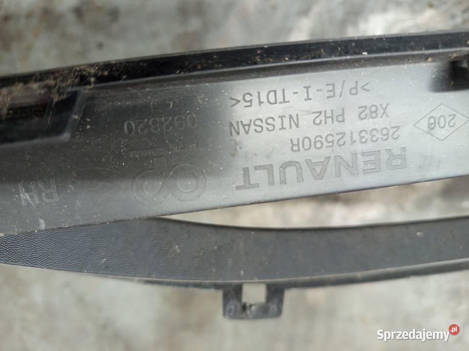 Kratka zderzaka pr przód nissan primastar nv300 Rzeszów