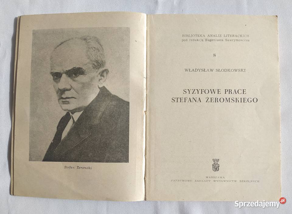 Syzyfowe prace Biblioteka analiz literackich Rok wydania 1972 podlaskie