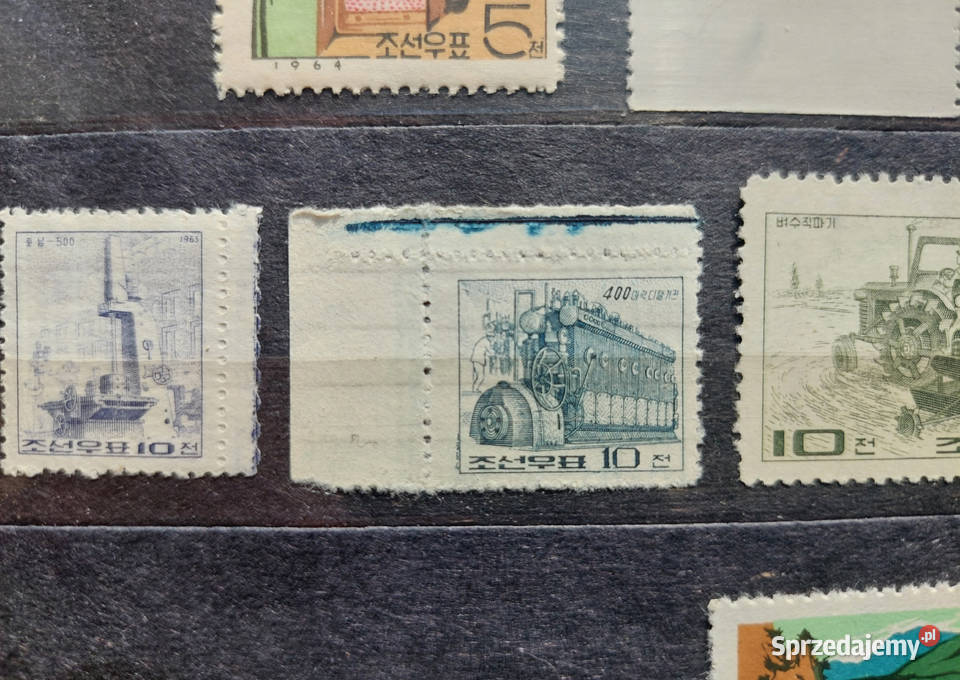 Korea północna znaczki 196465 piękny zbiór z Warszawa
