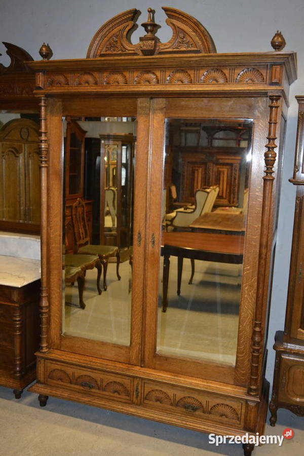 szafa neorenesansowa 1900 dąb Będzin sprzedam