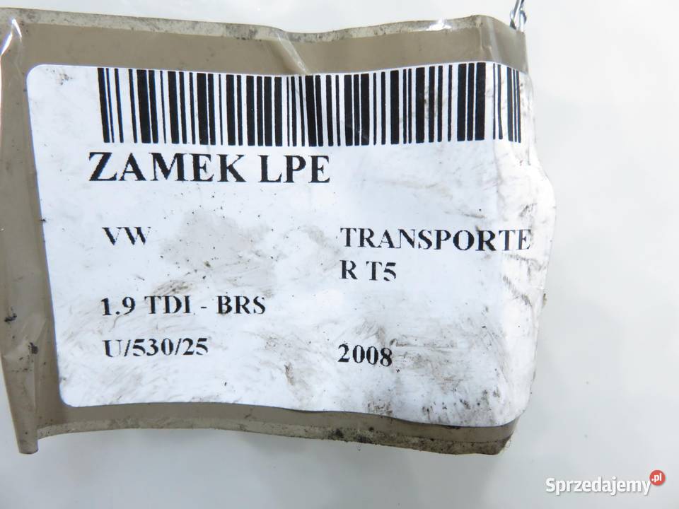 ZAMEK LEWY PRZEDNI VW TRANSPORTER T5 3B1837015AN