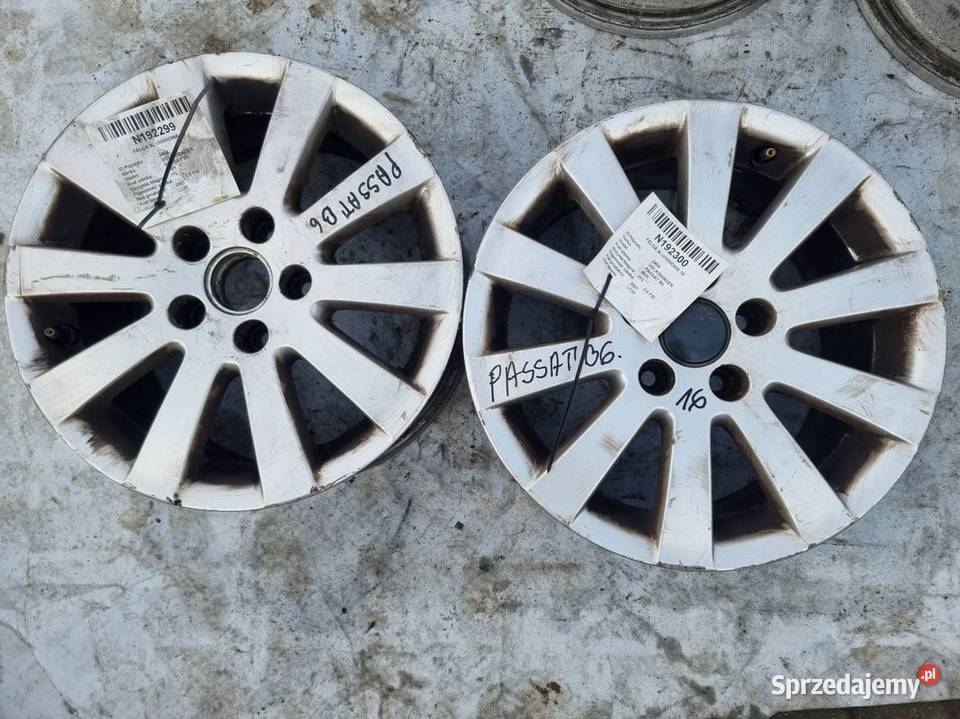 FELGA ALUMINIOWA 16 VOLKSWAGEN PASSAT B6 7JX16H2 osobowe kujawsko-pomorskie Lipno